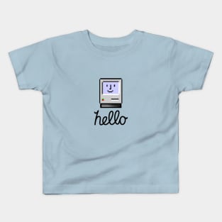 Hello, Retro Mac icon 1984 Kids T-Shirt